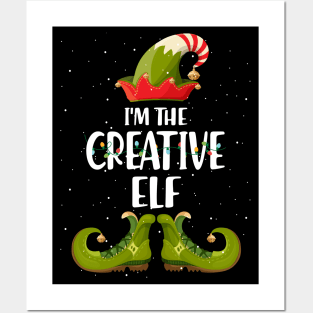 Im The Creative Elf Christmas Posters and Art